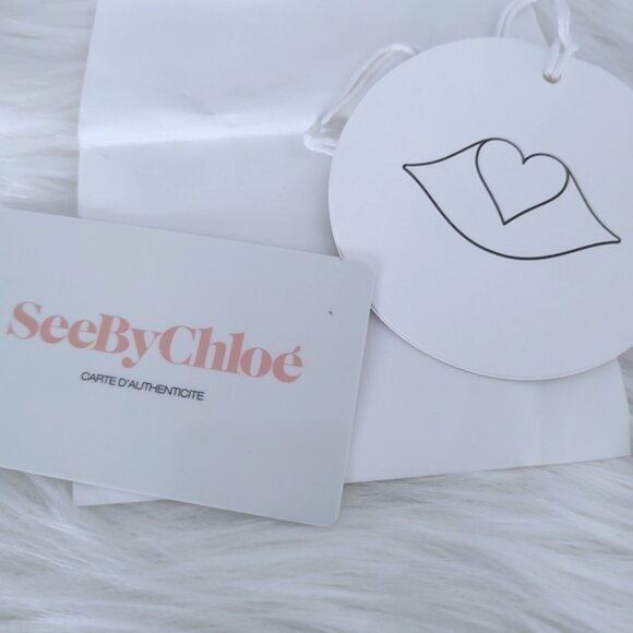 See By Chloe Joan leopard crossbody chain mini bag EUC - Picture 11 of 11